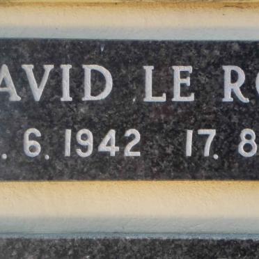 ROUX David, le 1942-1995