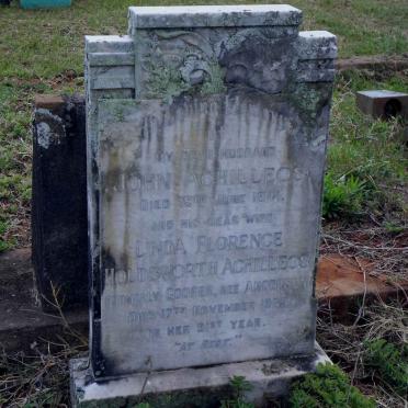 ACHILLEOS John -1941 &amp; Linda Florence Holdsworth formerly COOPER nee ANDERSON -1969