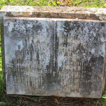 ADENDORFF Martin J. -1958 &amp; Emma Edith -1959