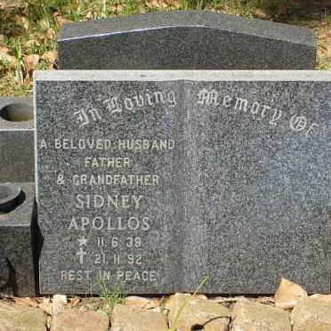 APOLLOS Sidney 1939-1992