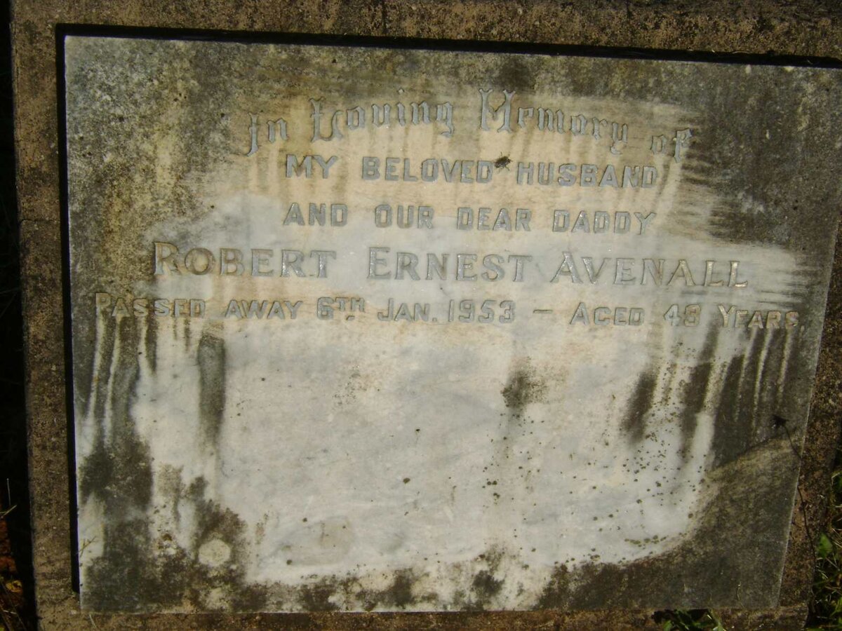 AVENALL Robert Ernest -1953