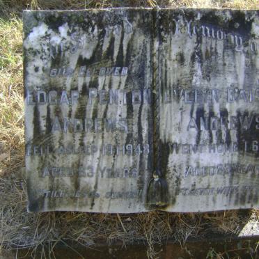 ANDREWS Edgar Penton -1948 &amp; Evelyn Daisy -1969