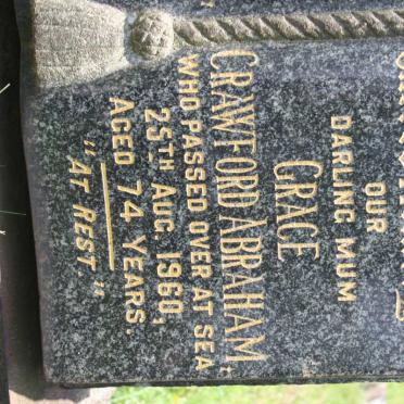 ABRAHAM Grace Crawford -1960