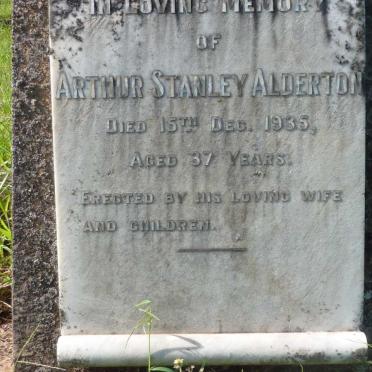 ALDERTON Arthur Stanley -1935