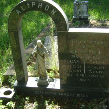 ALIPHON Edgar 1908-1983 &amp; Vera 1915-1993