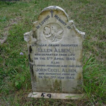 ALBEN John Cecil -1943 &amp; Ellen -1940