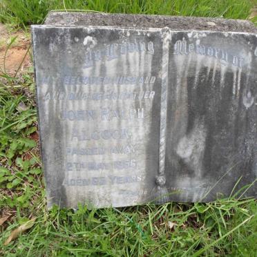 ALCOCK John Ralph -1956 