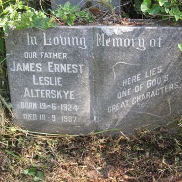 ALTERSKYE James Ernest Leslie 1924-1987