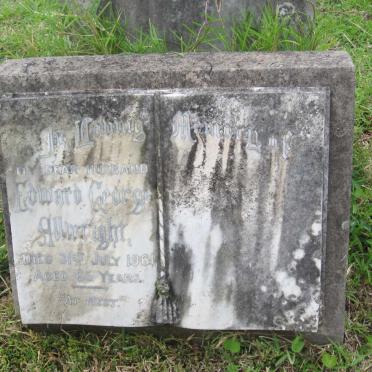 ALLWRIGHT Edward George  -1961