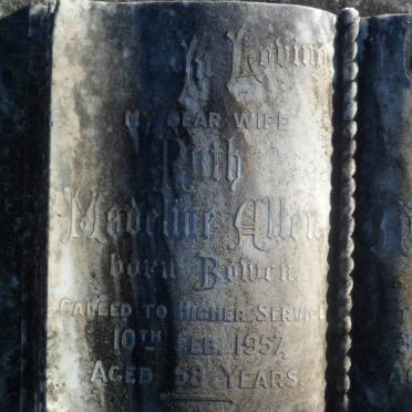 ALLEN Madeline nee BOWEN -1957