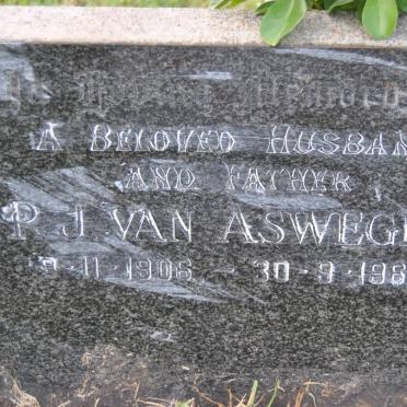 ASWEGEN P.J., van 1906-1968