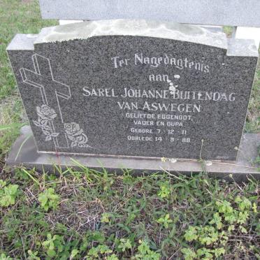ASWEGEN Sarel Johanne Buitendag, van 1911-1988