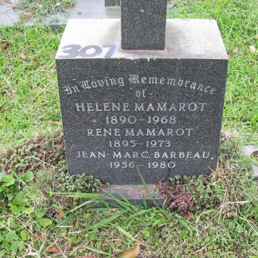 MAMAROT Rene 1895-1973 :: MAMAROT Helene 1890-1968 :: BARBEAU Jean-Marc 1956-1980