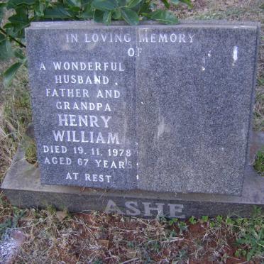 ASHE Henry William -1978