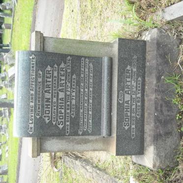 ARTER John -1936 &amp; Sophia -1955