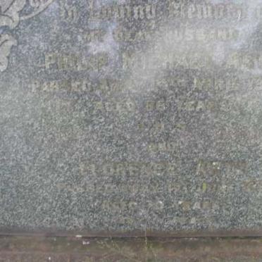 ARTZ Phillip Michael 1954 &amp; Florence formerly RAPLEY nee HANN -1961