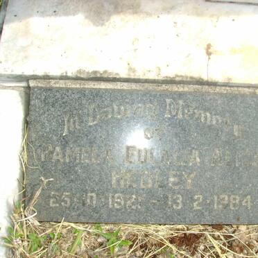 HEDLEY Pamela E? A? 1921-1984 