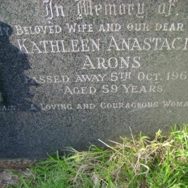 ARONS Kathleen Anastacia -1964 