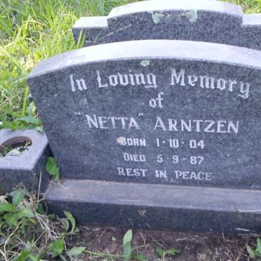 ARNTZEN Netta 1904-1987