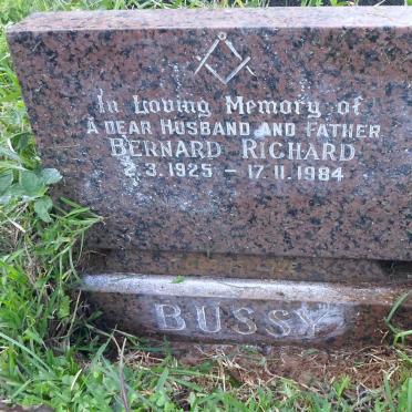 BUSSY Bernard Richard 1925-1984