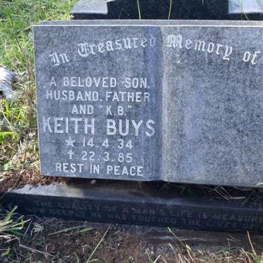BUYS Keith 1934-1985