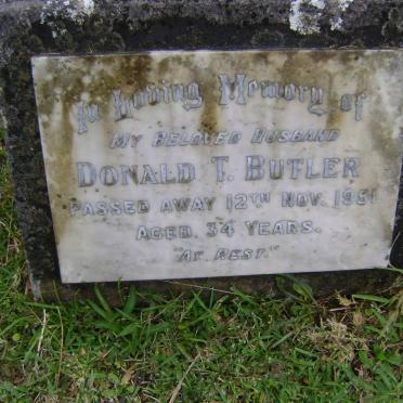 BUTLER Donald T. -1951