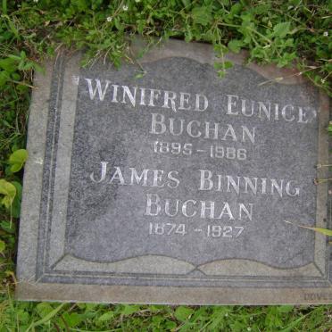 BUCHAN James Binning 1874-1927 &amp; Winifred Eunice 1895-1986