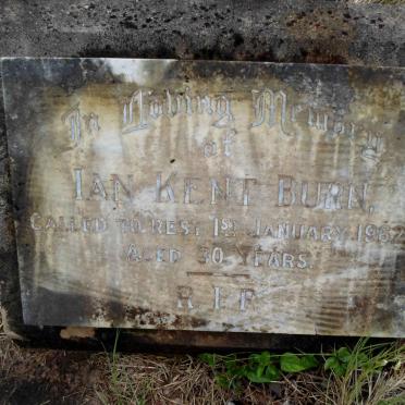 BURN Ian Kent -1962
