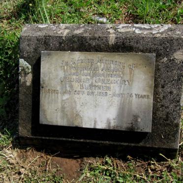 BUTTNER George Gregory -1956