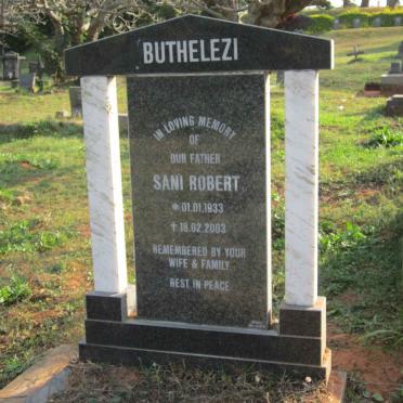 BUTHELEZI Sani Robert 1933-2003