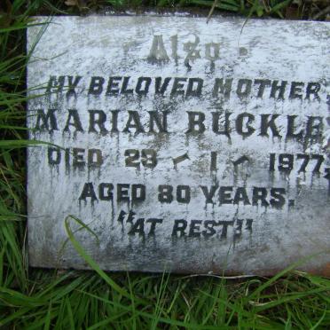 BUCKLEY Marian -1977