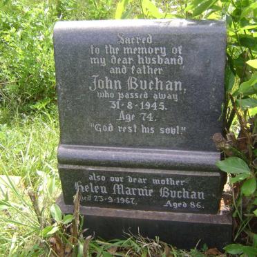 BUCHAN John -1945 &amp; Helen Marnie -1967