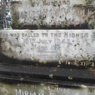 BULL Charles Henry -1943 &amp; Miriam Rose -1951