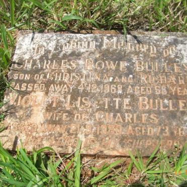BULLEY Charles Rowe -1968 &amp; Violet Lisette -1980