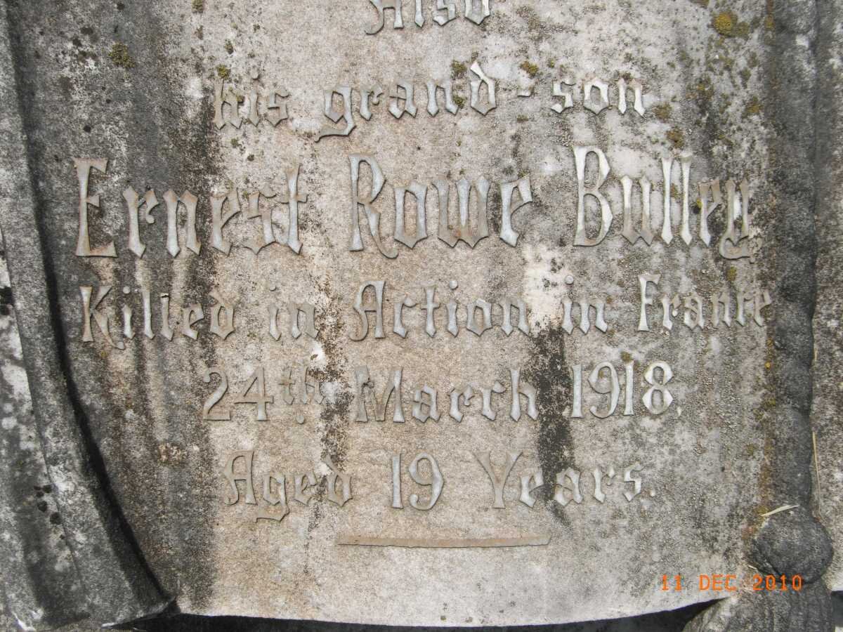 BULLEY Ernest Rowe -1918