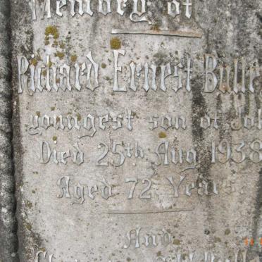 BULLEY Richard Ernest -1938 