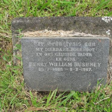 BUSHNEY Henry William 1900-1967