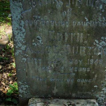BURTON Edith Alice -1949