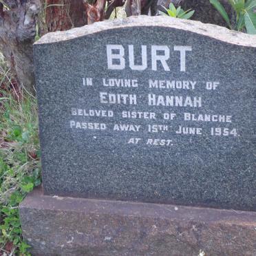 BURT Edith Hannah -1954