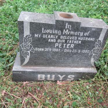 BUYS Peter 1907-1980