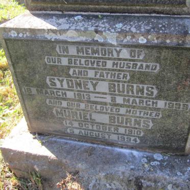 BURNS Sydney 1913-1989 &amp; Muriel 1910-1994