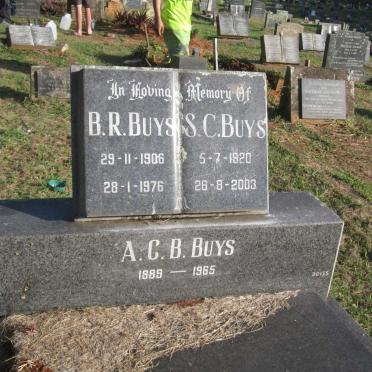 BUYS A.C.B. 1889-1965 :: BUYS B.R. 1906-1976 :: BUYS S.C. 1920-2003