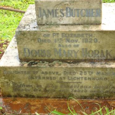 BUTCHER James -1929 :: HORAK Doris Mary -1930