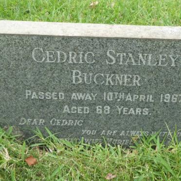 BUCKNER Cedric Stanley -1967