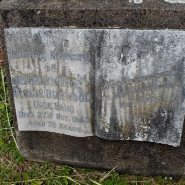 BURWOOD Evelyn Alice nee BAIN -1943