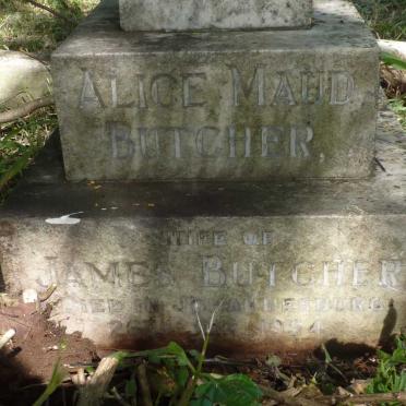 BUTCHER Alice Maud -1954