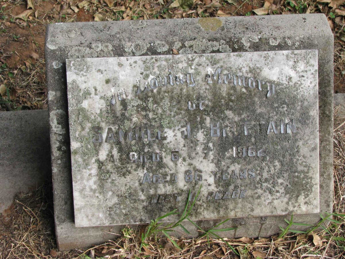 BRITTAIN Samuel J. -1962