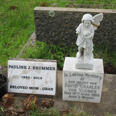 BRUMMER Pauline J. 1920-2012 :: VAN VUUREN David Charles -1963