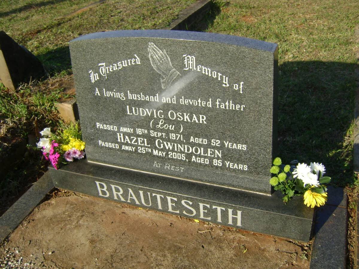 BRAUTESETH Ludvig Oskar -1971 &amp; Hazel Gwindolen -2005
