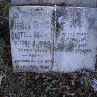 BRANCH Russell George Boutell 1907-1948